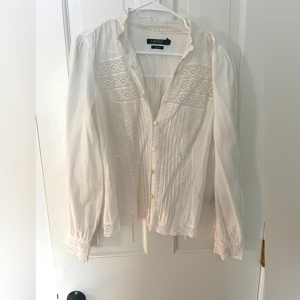 Ralph Lauren lace blouse